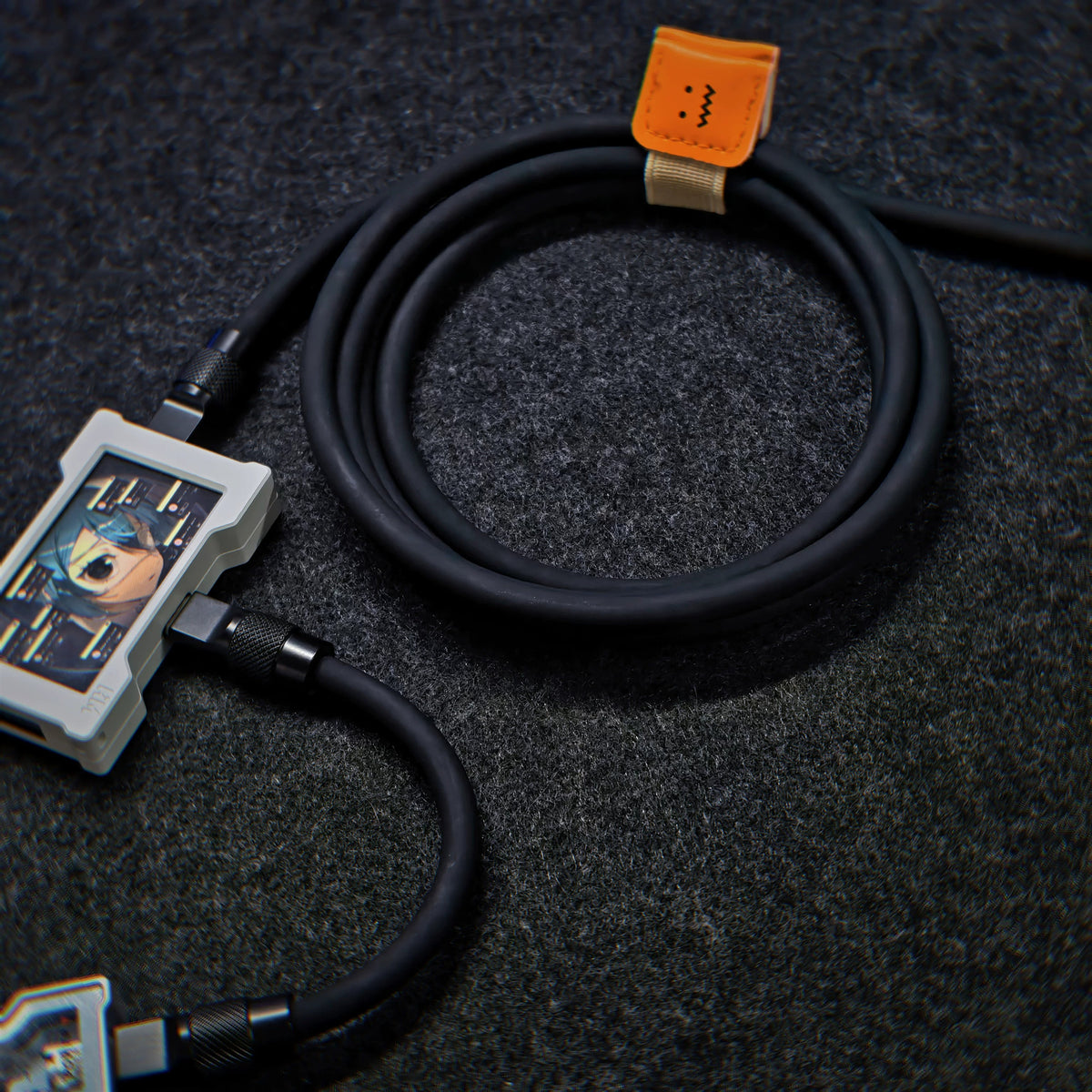 Pure copper core genuine skin friendly silicone aviation plug plug HUB cable, keyboard connection cable 8K return rate e-sports game keyboard data cable Type-C-Type-C
