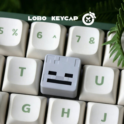 Minecraft， Multi colored resin personalized keycaps, anime, gaming, cultural and creative peripheral products, mechanical keyboard decoration keycaps, gaming keycaps