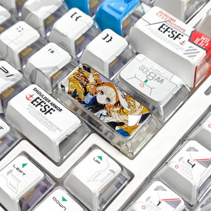 Wuthering Waves Theme Series PC Material resin personalized keycaps, anime and game cultural creative keycaps, mechanical keyboard return decorative keycaps