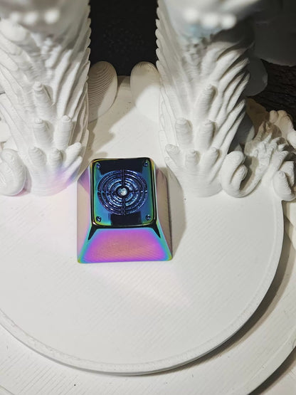 Precise shooting, aiming design, metal personalized keycaps, mechanical keyboard FPS game culture creative decorative keycaps