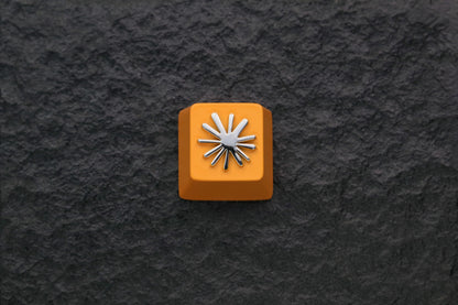 Claude Logo Little Crab AI, Metal Logo Series Personalized Keycaps, Metal Keycaps, Mechanical Keyboard Decorative Keycaps