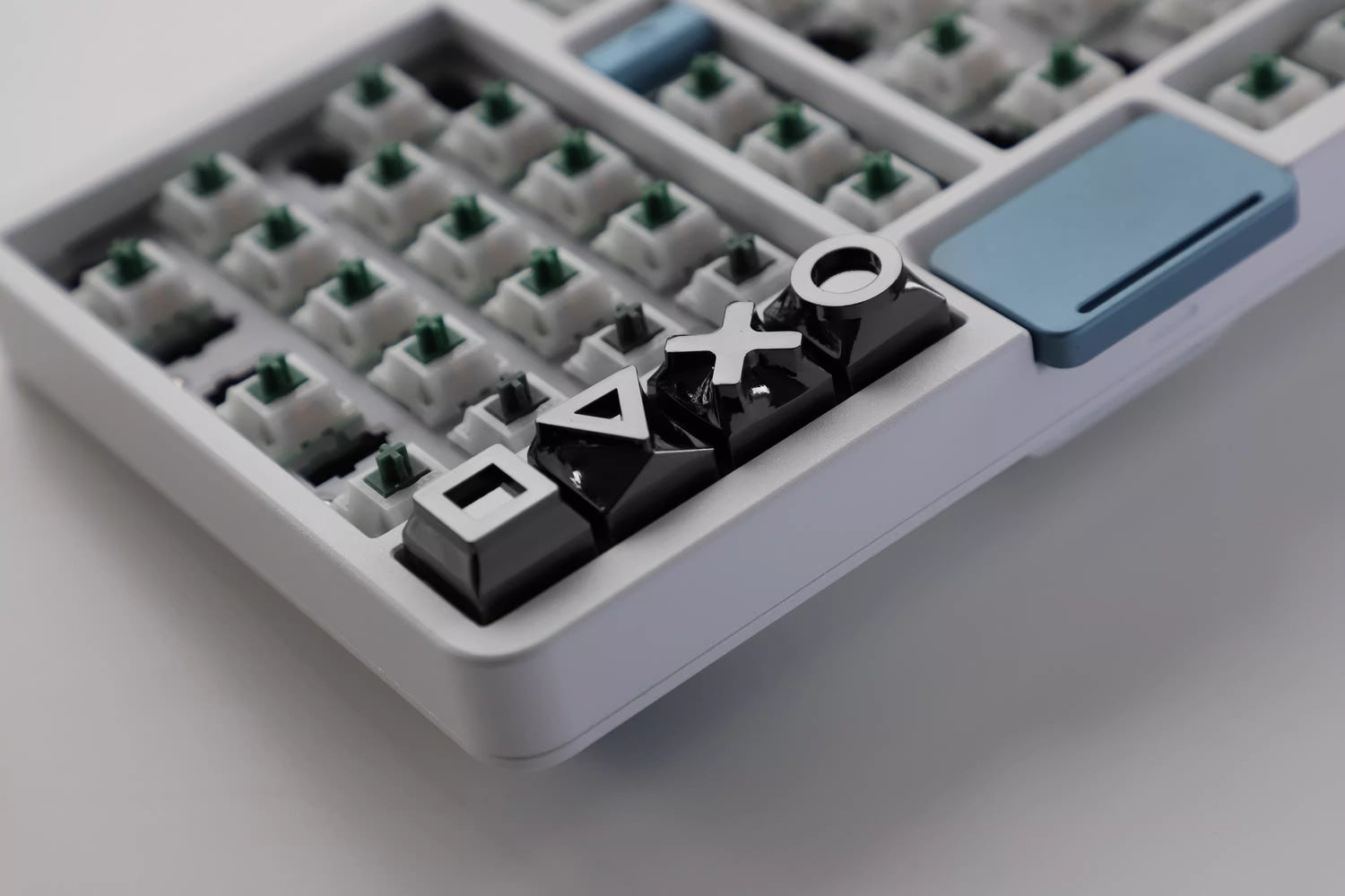 Metal keycaps, game console themed keycaps, mechanical keyboards, personalized keycaps, all metal game console keycaps, decorative keycaps