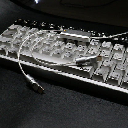 Fine silver flexible wire aviation plug wire, keyboard cable 8K keyboard custom data cable, Handmade data cable for mechanical keyboard, customized keyboard cable
