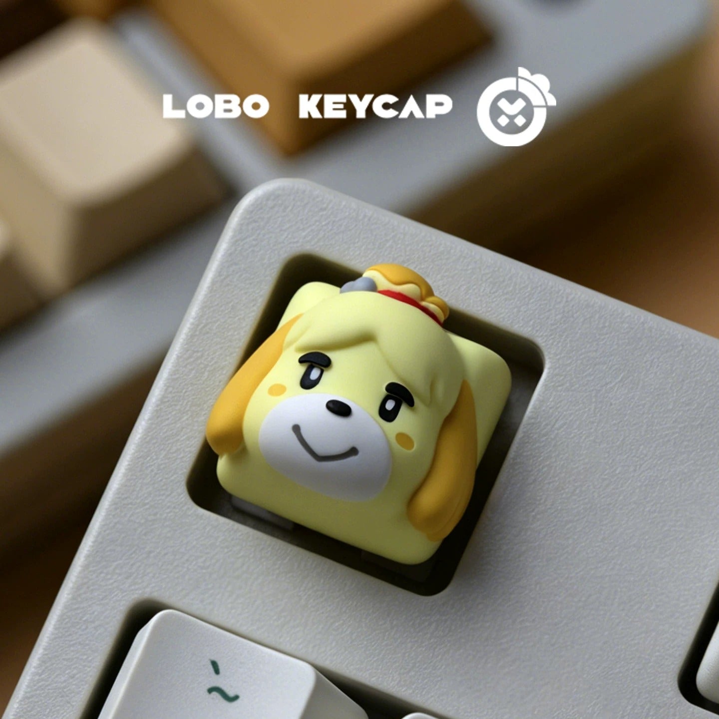 Animal Crossing: New Horizons， Multi colored resin personalized keycaps, decorative keycaps for anime and game culture and creativity