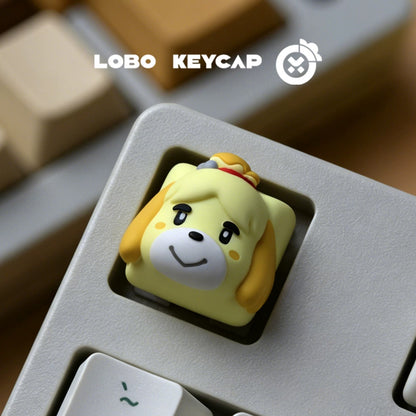 Animal Crossing: New Horizons， Multi colored resin personalized keycaps, decorative keycaps for anime and game culture and creativity