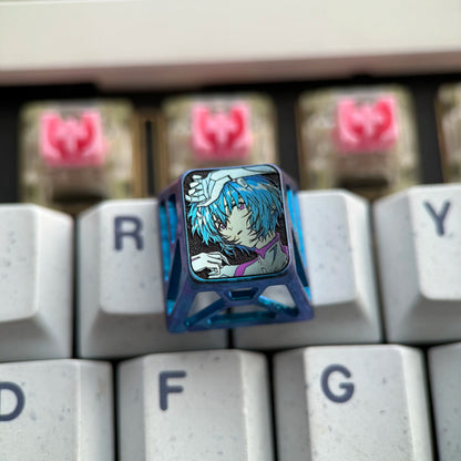 Titanium alloy 1U hollow titanium alloy personalized keycap collection, customizable, anime and game culture creative personalized keycaps. Mechanical keyboard decorative keycaps