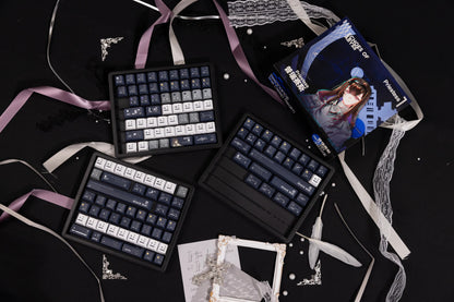 Arknights series,Priestess theme, custom set personalized keycap series, PBT material, compatible with 61/64/68/75/84/87/104  mechanical keyboard keycap set