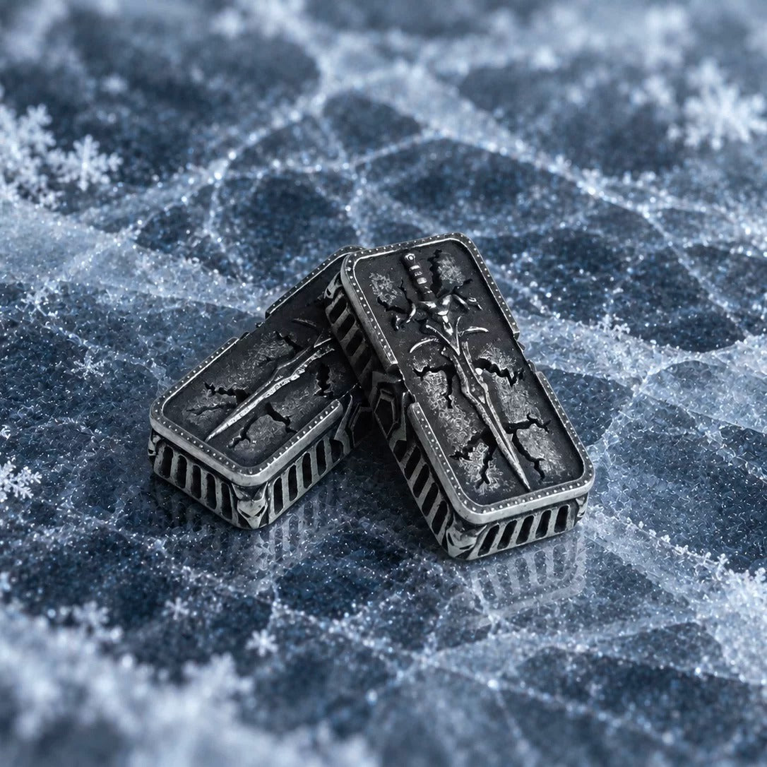 Warcraft, Frostmourne, 2U Backspace Key Metal Personalized Keycaps, Game Creative Culture Keycaps, Mechanical Keyboard Game Keyboard Decorative Keycaps
