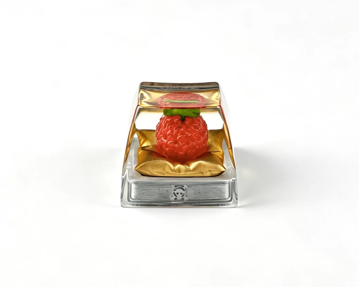 One Piece series, Devil Fruit/Akuma no Mi theme coating and sealing design, Crystal Resin Personalized Keycaps, Anime Game Culture Creative Resin Keycaps, Mechanical Keyboard Art Decorative Keycaps