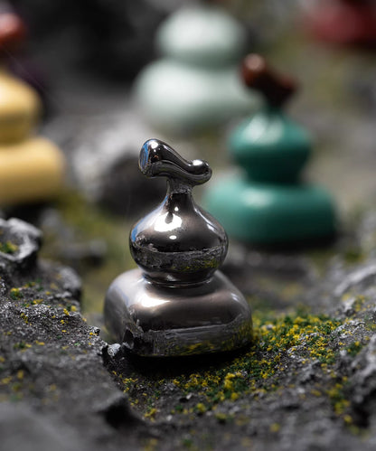 Zinc alloy gourd keycaps, metal baked paint personalized keycaps, random blind box mechanical keyboard creative decorative keycaps