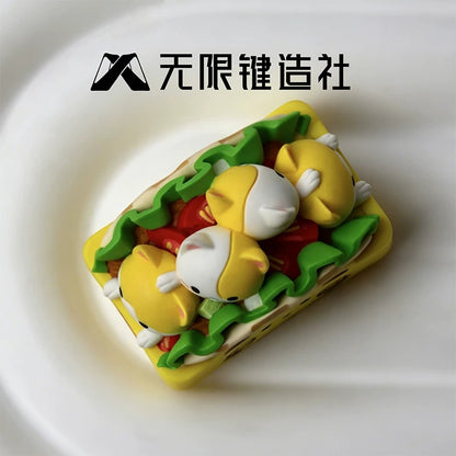 Cat roll 1.5U cute keycap original personalized customization multi-color resin mechanical keyboard decoration keycap
