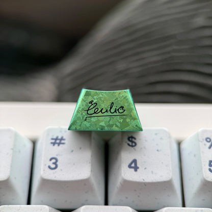 Cecilia Immergreen, VTuber, 1U signature titanium alloy personalized keycap, anime virtual idol decorative keycap, cultural peripheral products