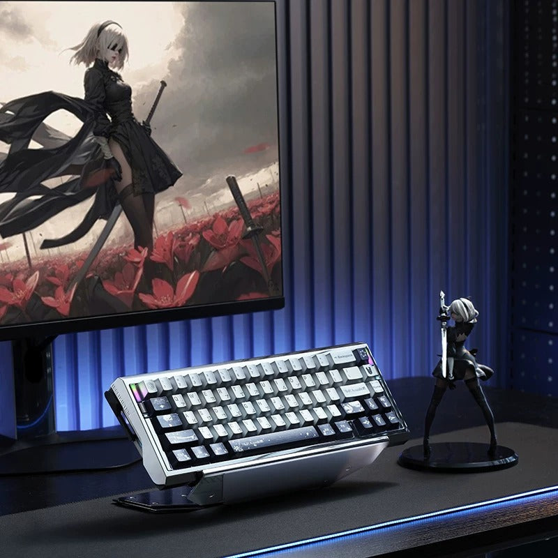 NieR: Automata theme design, custom set personalized keycap series, PBT material, factory height, compatible with 61/64/68/75/84/87/104 mechanical keyboard keycap set