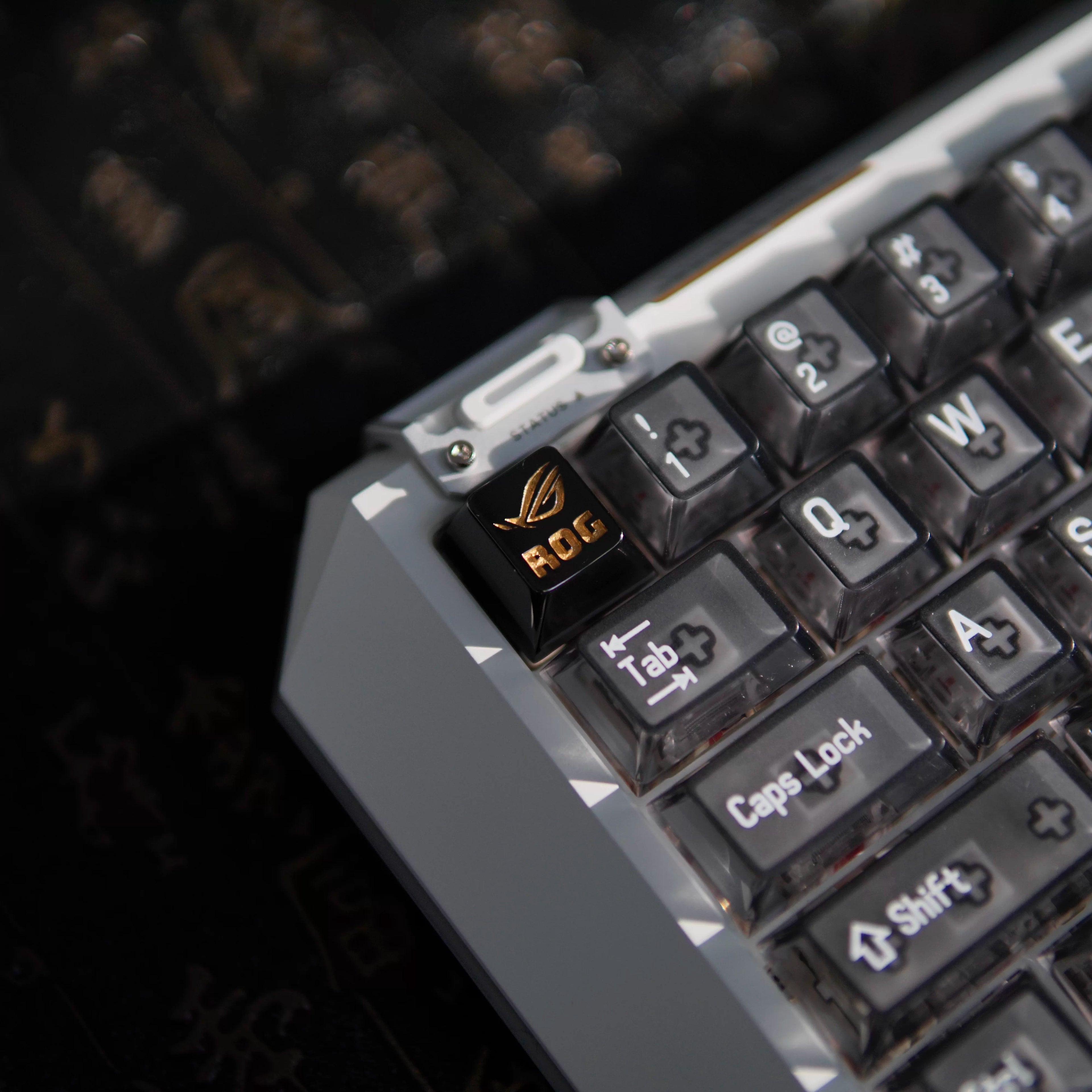 ASUS, ROG theme, Republic of Gamers, 1U metal logo personalized keycap