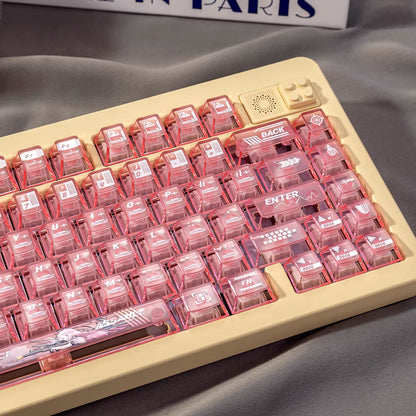 Air Force Assault keyboard keycap set, PC material sublimation technology, anime and game mechanical keyboard decoration keycap set