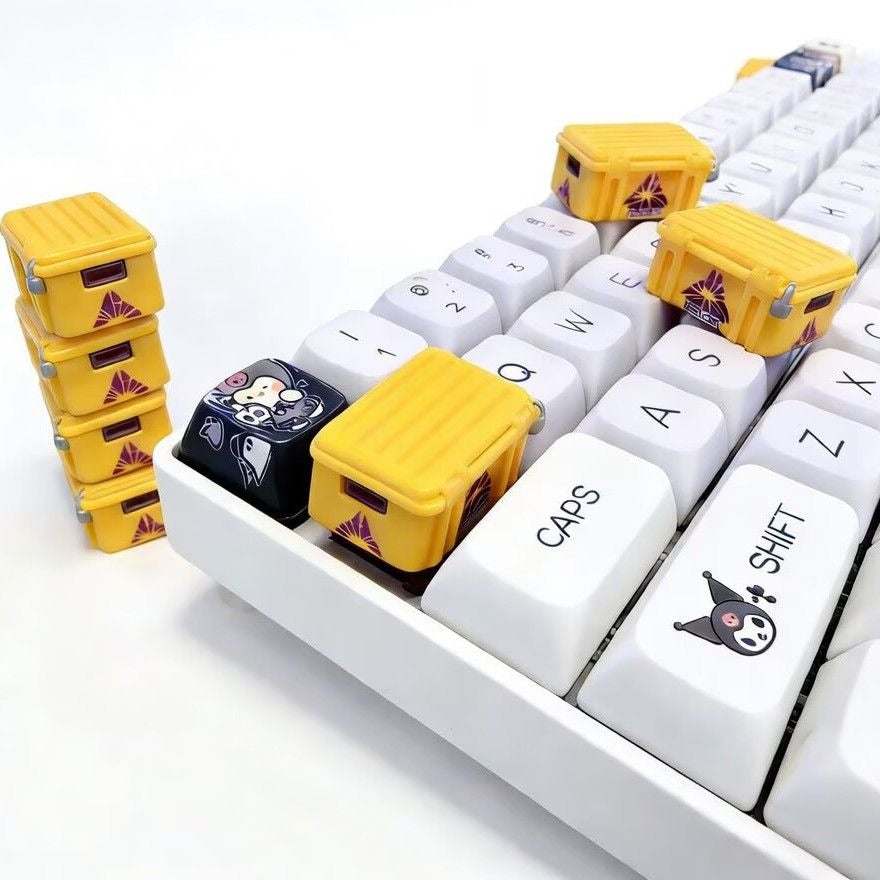 CSGO2 cracked weapon box keycap tab key 1.5U, CS themed design keycap weapon box keycap, mechanical keyboard decorative keycap