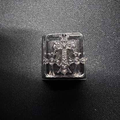 CH, Crystal drops of glue series, trendy fashion items, personalized keycaps, handmade keycaps