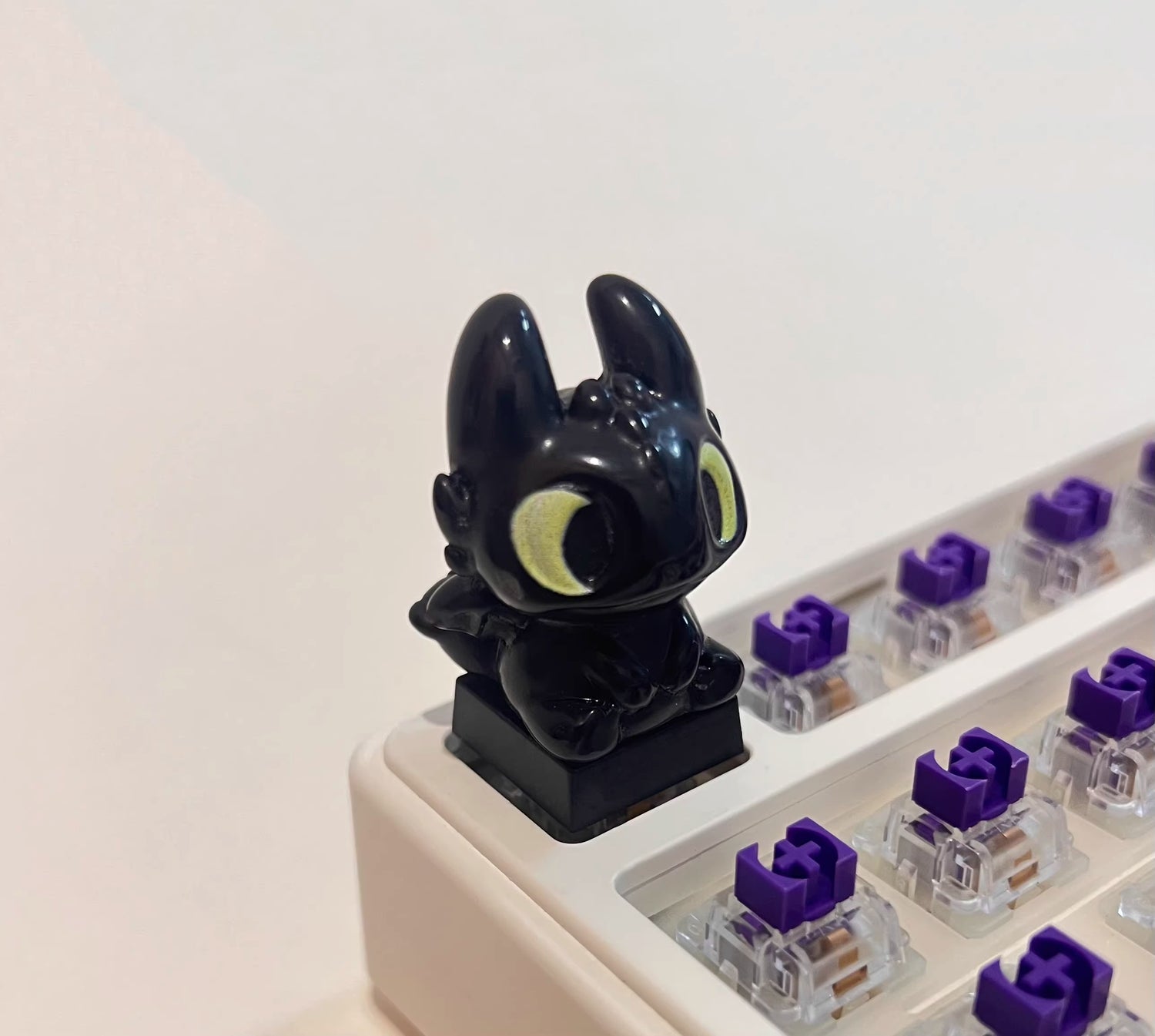 How to Train Your Dragon, Toothless, 1U Resin Shaped Personalized Keycaps, Anime Movie Creative Decorative Keycaps