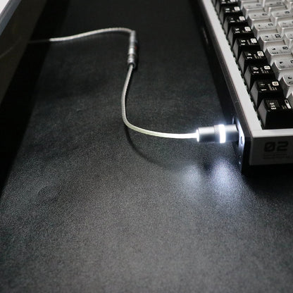 Fine silver flexible wire aviation plug wire, keyboard cable 8K keyboard custom data cable, Handmade data cable for mechanical keyboard, customized keyboard cable