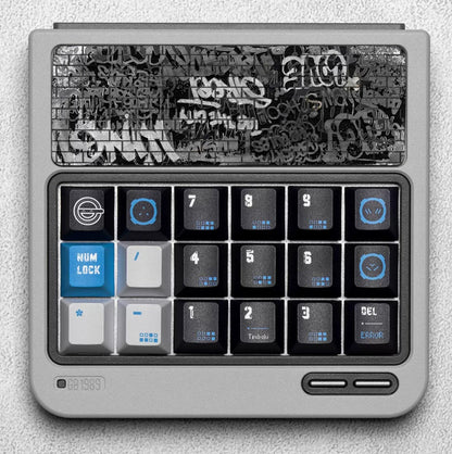 Ghost in The Shell theme, PBT material personalized keycaps, mechanical keyboard replacement keycap set, anime and game cultural and creative keycaps set, Compatible with 61/64/68/75/84/87/104 Key Mechanical Keyboard Keycap Set