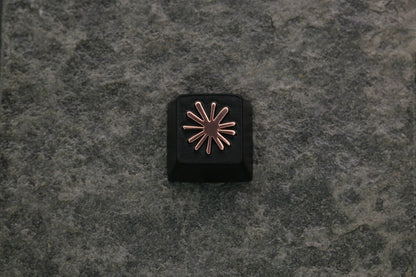 Claude Logo Little Crab AI, Metal Logo Series Personalized Keycaps, Metal Keycaps, Mechanical Keyboard Decorative Keycaps