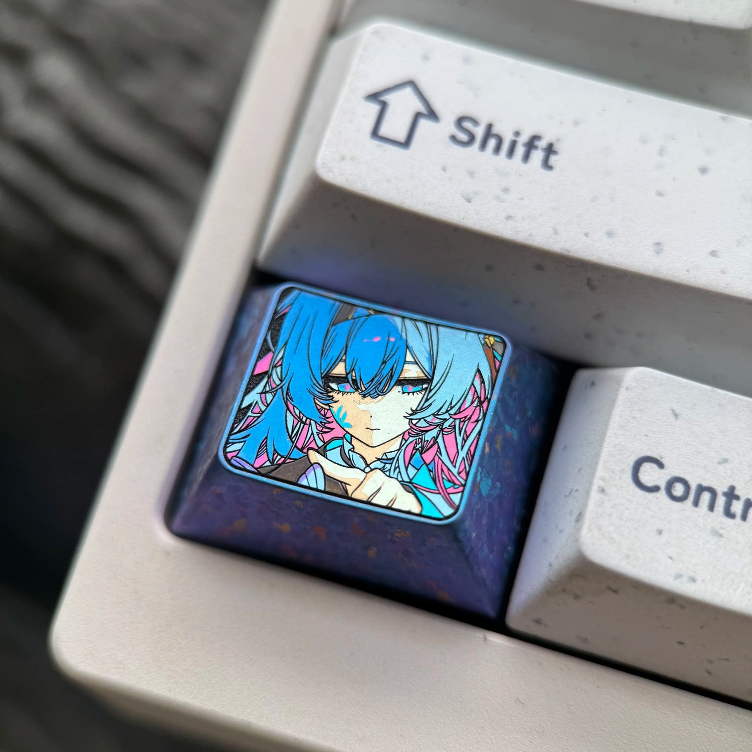 Honkai: Star Rail, Firefly, 1.25U titanium alloy personalized keycaps, game creative cultural mechanical keyboard decorative keycaps, metal art keycaps