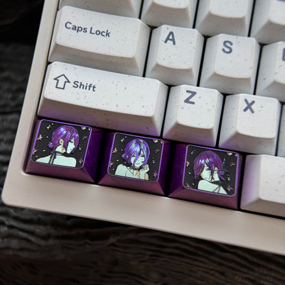 Chainsaw Man series, Reze, 1.25U titanium alloy personalized keycaps, anime and game culture creative decorative keycaps