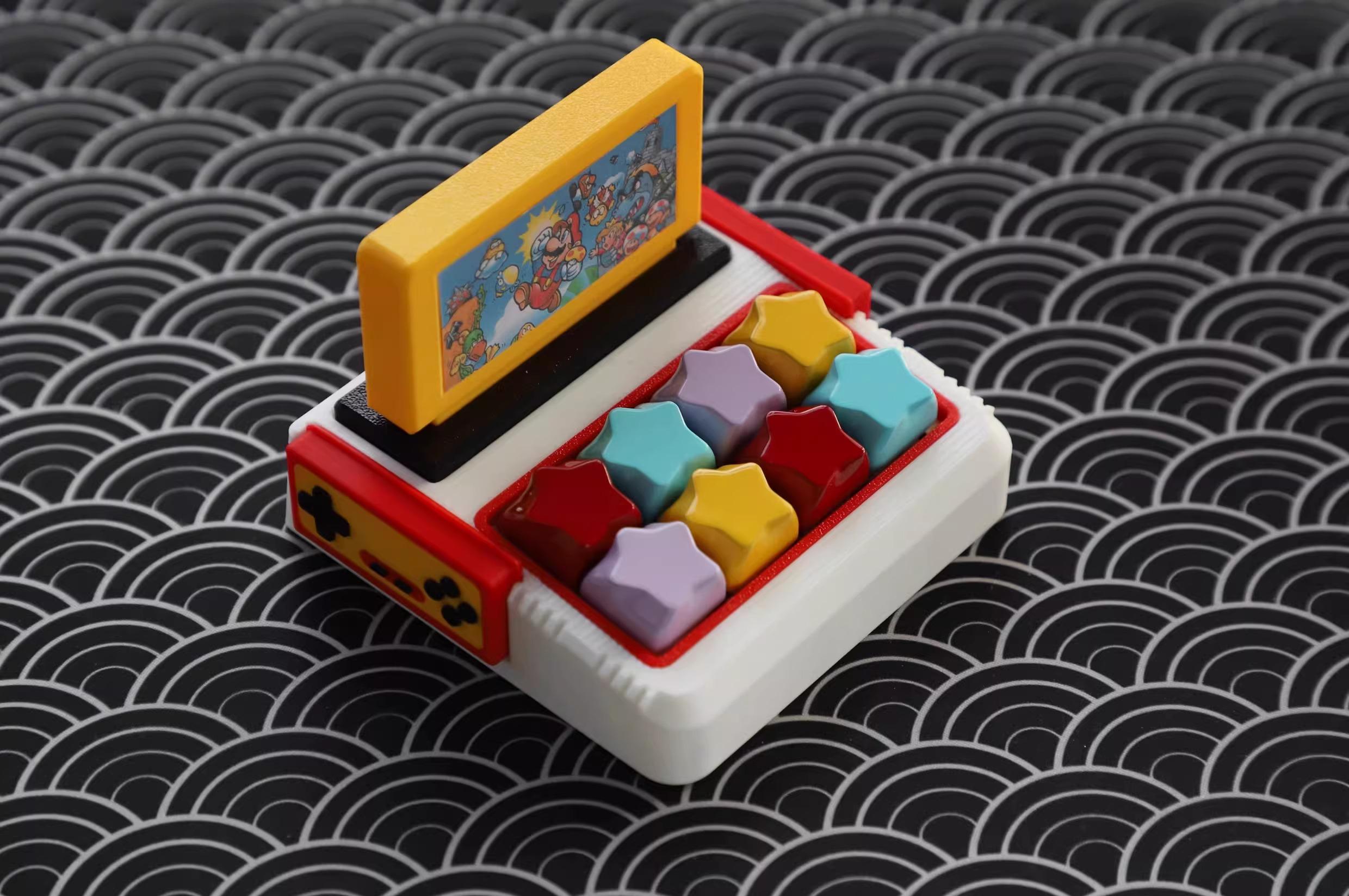 Nintendo Entertainment System, FC Shape Switch Tester, Printing Resin, Desktop Culture Personalized Decoration.