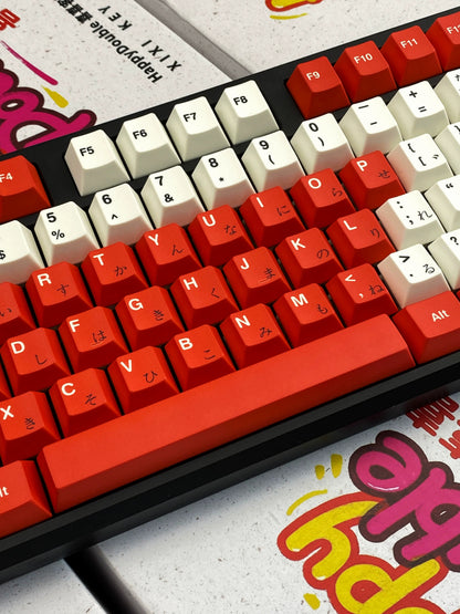 SLAM DUNK Theme PBT material personalized keycap set, anime cultural creative decoration keycap set, compatible with 61/64/68/75/84/87/104 mechanical keyboard