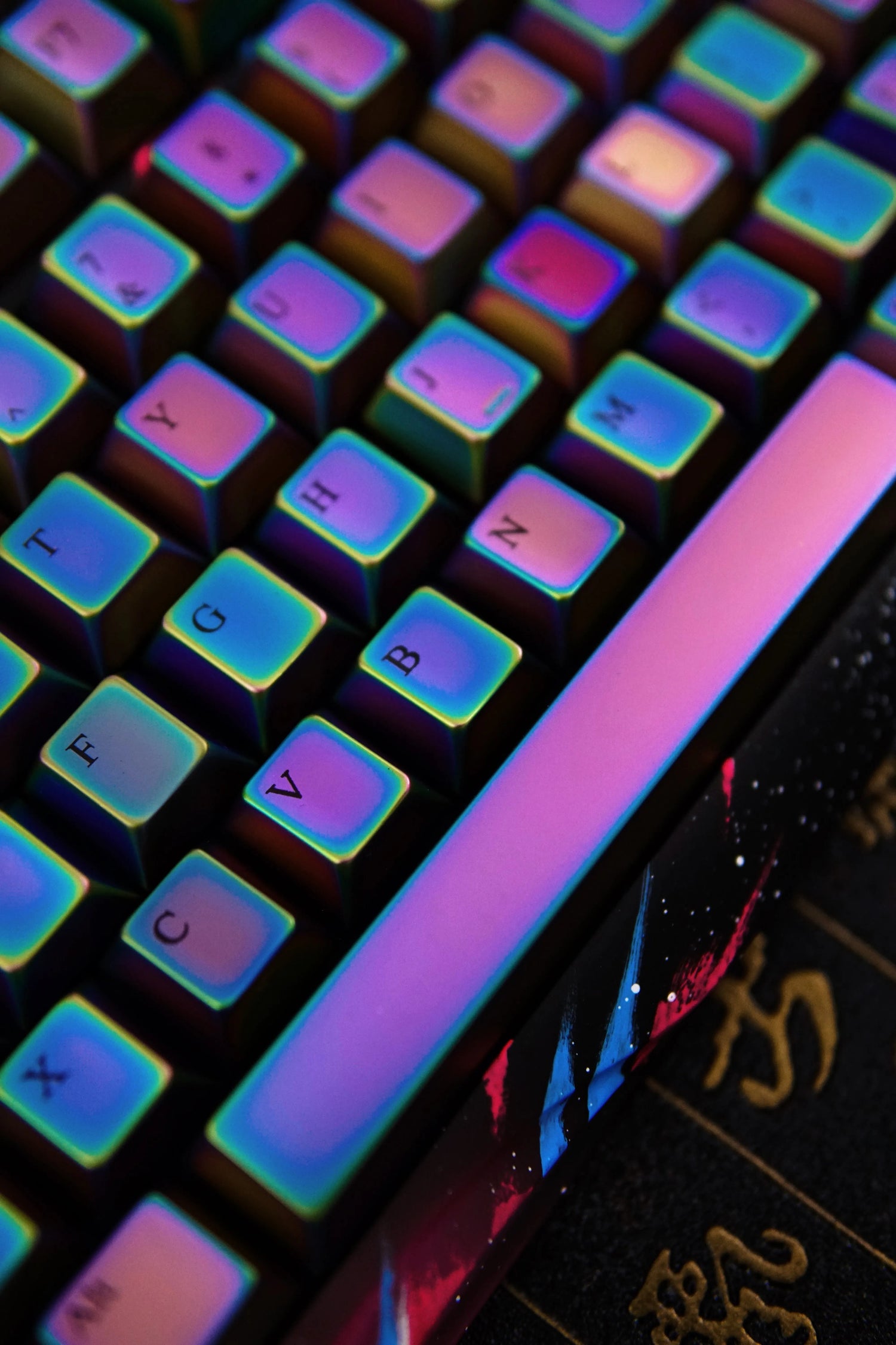 Colorful set personalized keycaps, zinc alloy colored metal decorative keycaps, customized keycaps