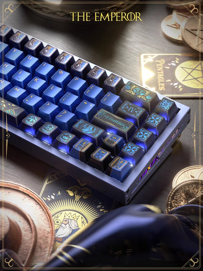 King/Emperor theme, metal paint PBT material personalized keycap set, factory high decorative keycap set