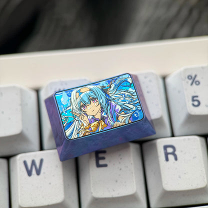 Honkai: Star Rail, Firefly theme, 1.5U titanium alloy personalized keycaps, anime and game culture creative art keycaps, mechanical keyboard decorative keycaps