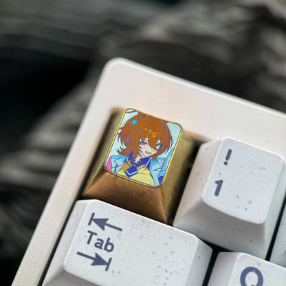 Umamusome: Pretty Derby theme, 1U titanium alloy personalized keycaps, innovative products in anime and gaming culture, mechanical keyboard decorative keycaps