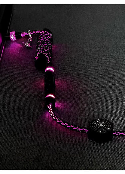 Type-C socket induction magnetic control adjustable light color whole antenna illuminated keyboard aviation plug customized data cable Heichen mechanical keyboard manual data cable