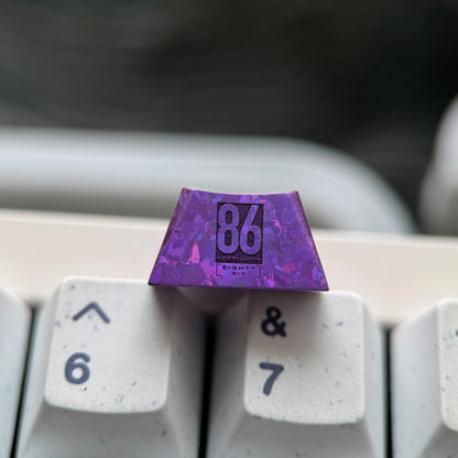 86eightysix，Vladilena Milize， 1U titanium alloy personalized keycaps, game creative cultural mechanical keyboard decorative keycaps