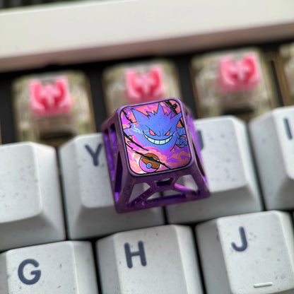 Titanium alloy 1U hollow titanium alloy personalized keycap collection, customizable, anime and game culture creative personalized keycaps. Mechanical keyboard decorative keycaps