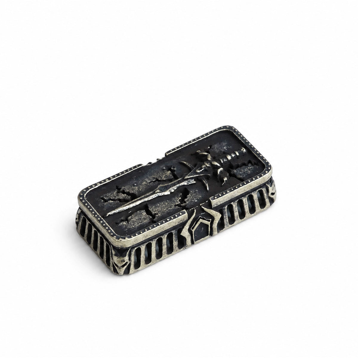 Warcraft, Frostmourne, 2U Backspace Key Metal Personalized Keycaps, Game Creative Culture Keycaps, Mechanical Keyboard Game Keyboard Decorative Keycaps
