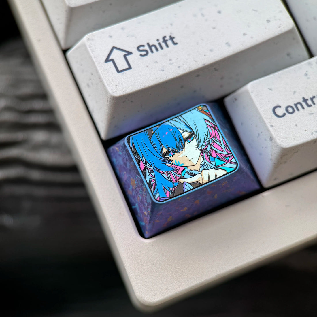 Honkai: Star Rail, Firefly, 1.25U titanium alloy personalized keycaps, game creative cultural mechanical keyboard decorative keycaps, metal art keycaps