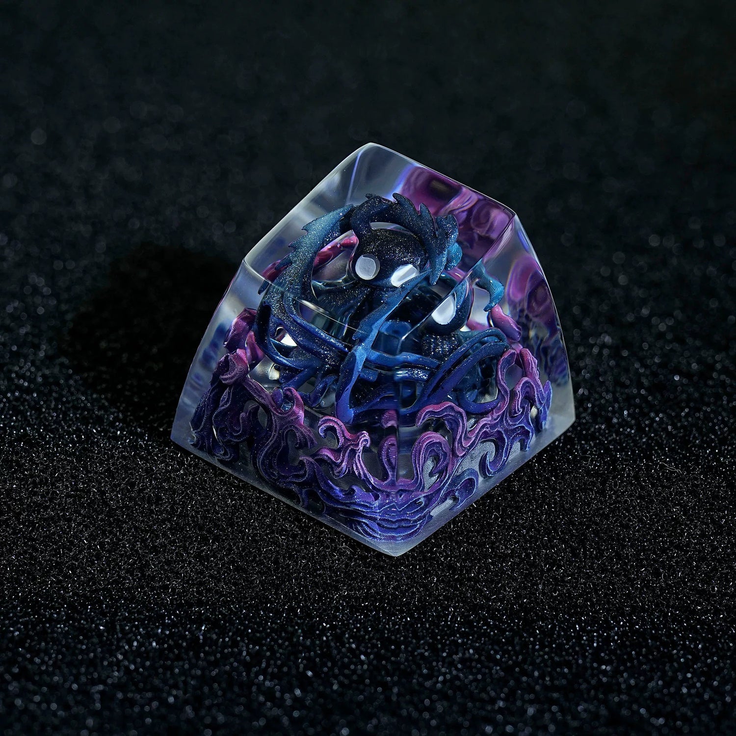Hollow Knight Void Knight Personalized Transparent Crystal Resin Personalized Keycaps, Mechanical Keyboard Creative Decorative Keycaps Artissankeycaps