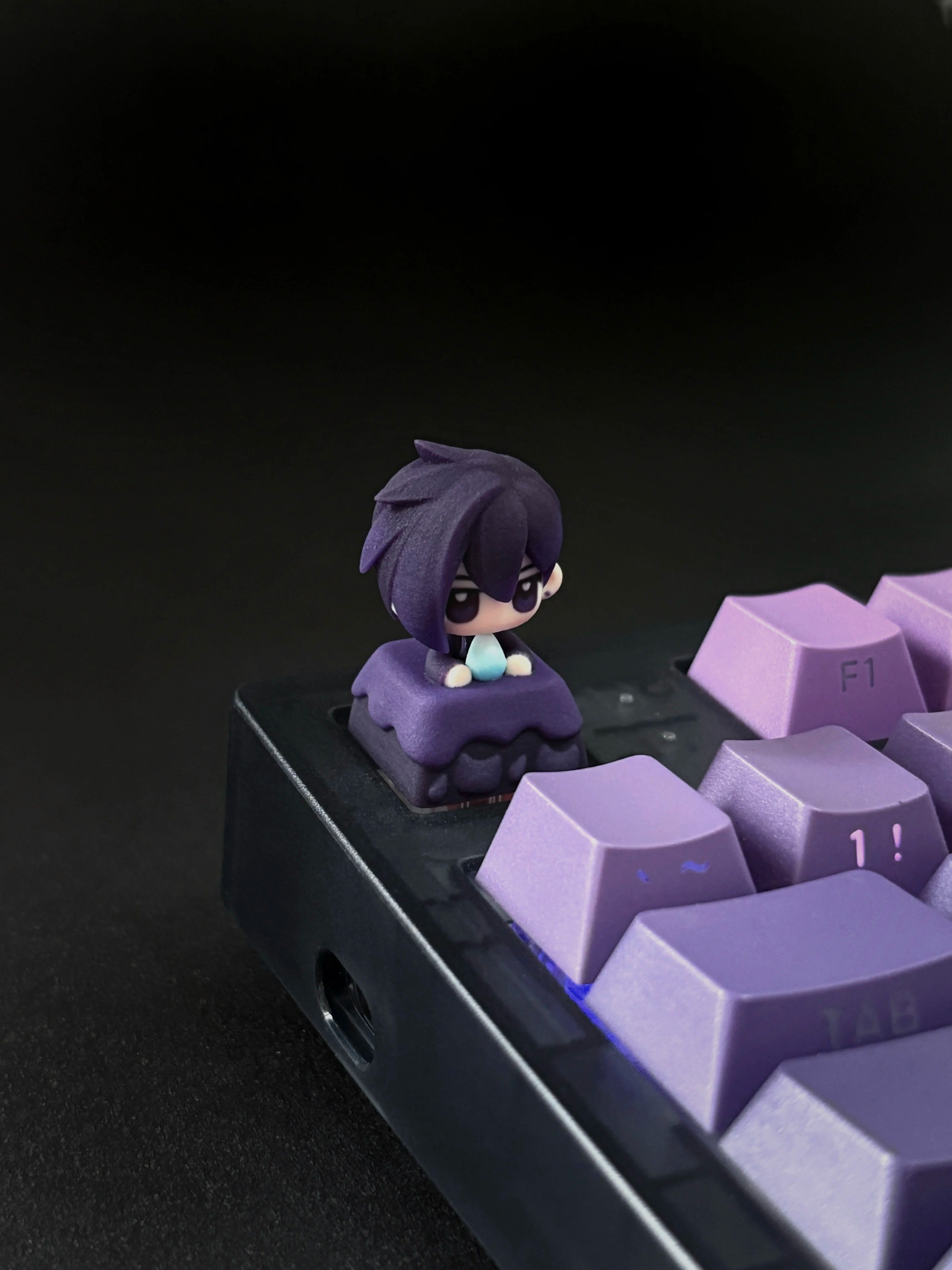 Stardew Valley, Sebastian, 1U resin material three-dimensional personalized keycap, mechanical keyboard cartoon decorative keycap