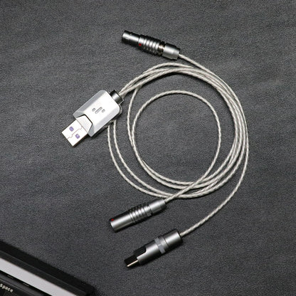 Fine silver flexible wire aviation plug wire, keyboard cable 8K keyboard custom data cable, Handmade data cable for mechanical keyboard, customized keyboard cable