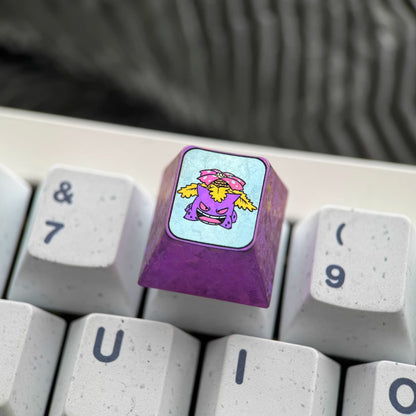 Pok é mon series, Gengar combination 1U titanium alloy personalized keycaps, anime and game culture creative and quirky decorative keycaps