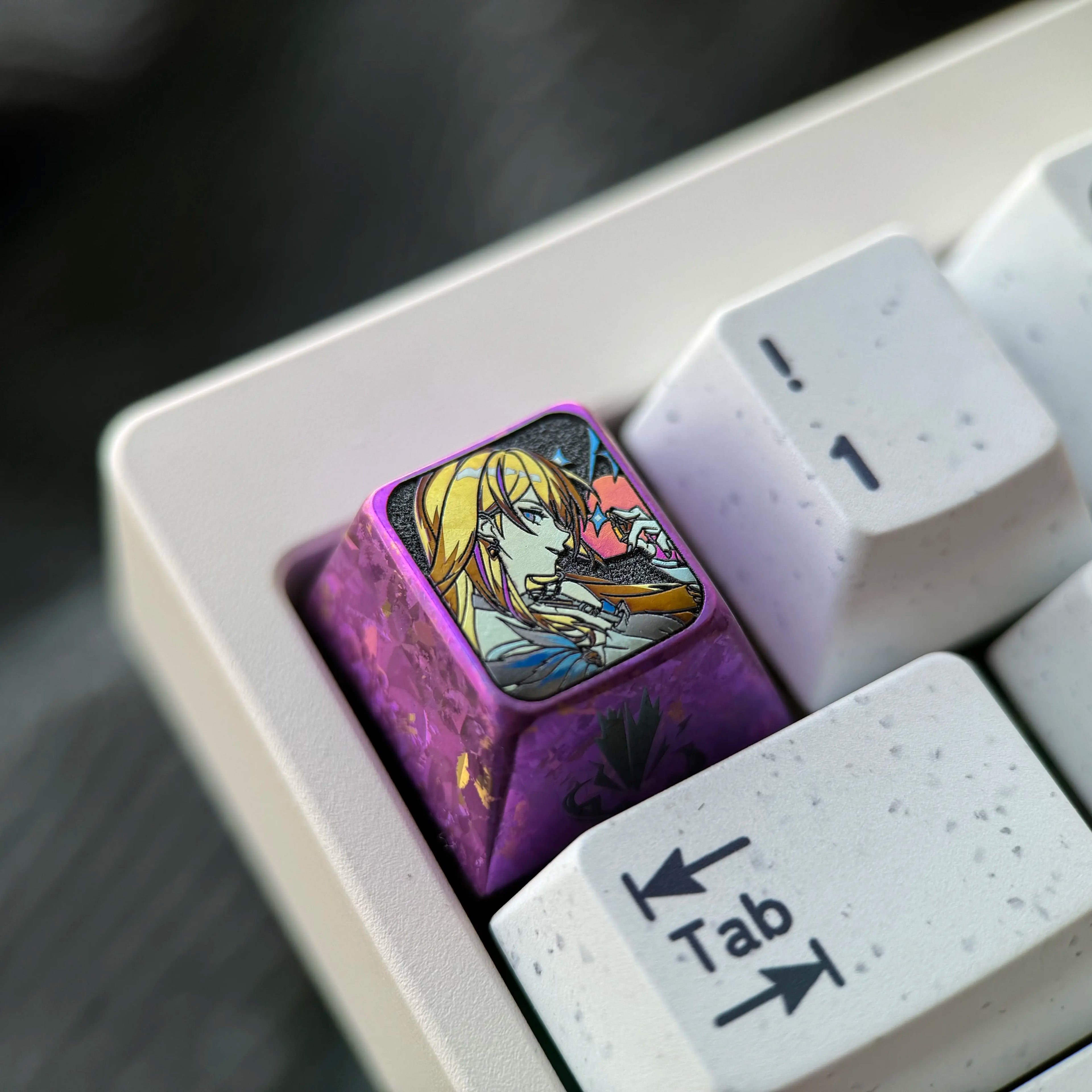 Honkai: Star Rail, Servant, 1U titanium alloy personalized keycaps, innovative products in anime and gaming culture, mechanical keyboard decoration keycaps