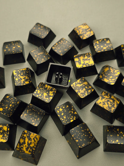 Colorful inkjet spot anode, aluminum alloy CNC metal anode personalized keycap, mechanical keyboard decorative art keycap