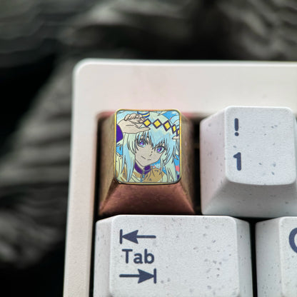 Umamusome: Pretty Derby theme, 1U titanium alloy personalized keycaps, innovative products in anime and gaming culture, mechanical keyboard decorative keycaps