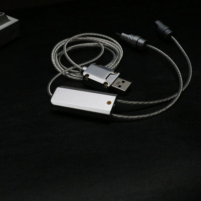 Fine silver flexible wire aviation plug wire, keyboard cable 8K keyboard custom data cable, Handmade data cable for mechanical keyboard, customized keyboard cable