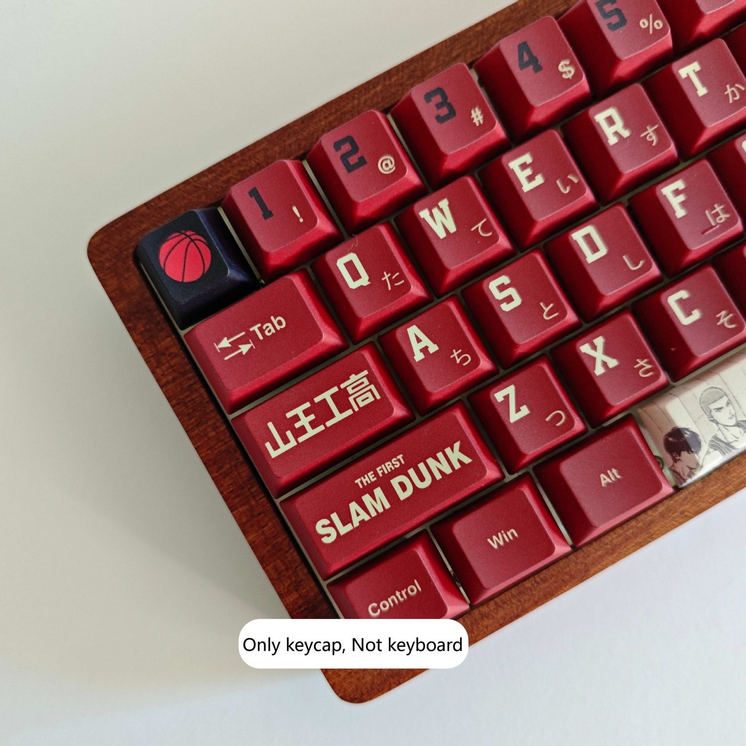 Slam Dunk Series, made of PBT material, Sublimation， Anime and Game Culture Creative Set Keycaps