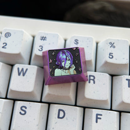 Chainsaw Man series, Reze, 1.25U titanium alloy personalized keycaps, anime and game culture creative decorative keycaps