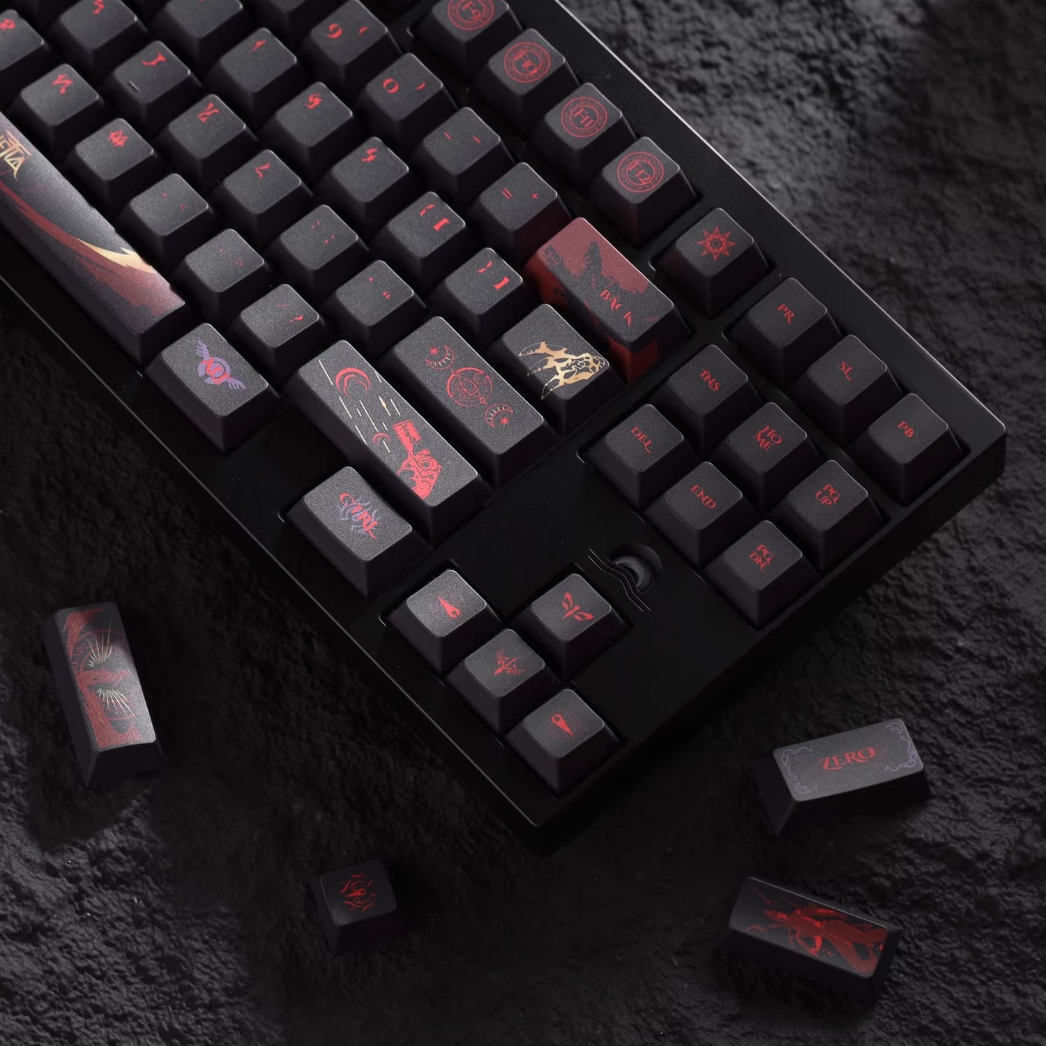 Bayonetta Theme Design, PBT material, sublimation， Personalized keycap set, original factory height mechanical keyboard decorative keycap set