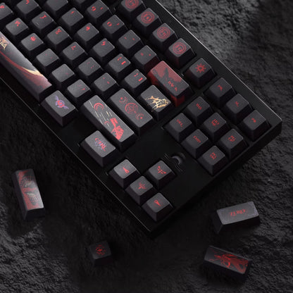 Bayonetta Theme Design, PBT material, sublimation， Personalized keycap set, original factory height mechanical keyboard decorative keycap set